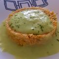 Pastel de calabaza y gambas