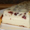Pastel de queso con arándanos