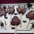 Piruletas Monstruos de Chocolate
