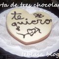 TARTA DE TRES CHOCOLATES