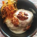 HELADO DE NUECES CON NUECES CARAMELIZADAS