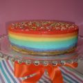 CHEESECAKE RAINBOW (tarta de queso arcoiris)