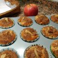 Muffins de yogur, manzana y canela