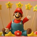 TARTA FONDANT MARIO BROS