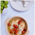 Pollo con limón y albahaca