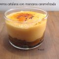 Crema catalana con manzana caramelizada