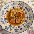 Garbanzos Camperos con Oreja y Chorizo
