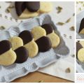 Galletas de cardamomo y naranja con chocolate
