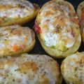 Patatas rellenas de verduras