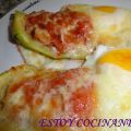 CALABACIN RELLENO DE JAMÓN DULCE Y HUEVO