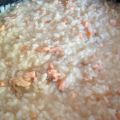 Risotto de salmón