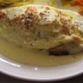 Lenguado relleno en salsa de oricios