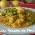 ARROZ MELOSO CON GAMBAS Y ALMEJAS