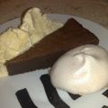 Tarta de chocolate con crema de limón