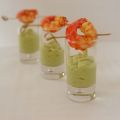 Crema de Aguacate con Langostinos