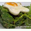 ESPINACAS CON SESAMO Y PASAS