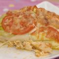 Pastel de calabacín y atún