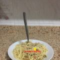 ESPAGUETIS CON CHAMPIÑONES Y BACON