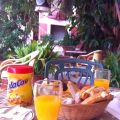 Desayuno completo e ideal.
