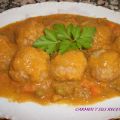 ALBONDIGAS A LA JARDINERA