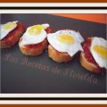 TOSTA DE SOBRASADA CON HUEVO DE CODORNIZ