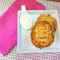 Tortitas o Rosti de calabacín y Grana padano
