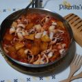 Calamares con sobrasada y patatas