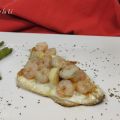 DORADA CON GAMBAS AL AJILLO