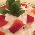 COPA DE FRESAS CON NATA