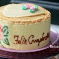 TARTA DE CUMPLEAÑOS DE TURRÓN, PRALÍN Y MAZAPÁN