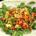 ENSALADA DE GARBANZOS FRITOS