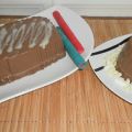 FLAN DE TURRON CON CHOCOLATE NEGRO