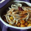 Garbanzos con gulas al ajillo