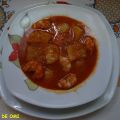 PATATAS CON LANGOSTINOS