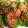 Pollo frito con sésamo