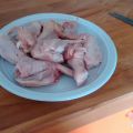 Alitas de pollo finas hierbas y vino blanco