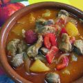 Guiso de mollejas de pollo con patatas