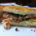 Sandwich vegetal con sardinas