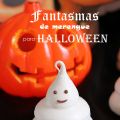 Fantasmas de merengue para Halloween