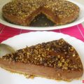 TARTA RAPIDA DE CHOCOLATE Y QUESO