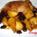 CONFIT DE PATO CON MANZANAS Y UVAS PASASA