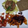 Hamburguesas de mijo y salvia
