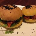 Hamburguesa de pollo tandori