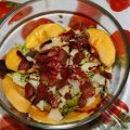 Ensalada con persimon y granada