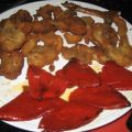 Chuletas de cabrito con puré de esparragos
