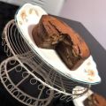 BIZCOCHO DE CHOCOLATE NEGRO Y PERAS