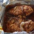 Pollo jugoso en salsa de soja ( film y plata)