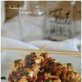 Brochetas pollo