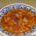 GUISO DE GARBANZOS CON MACARRONES