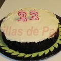 Tarta Guinness... y feliz cumpleaños Carlos!!